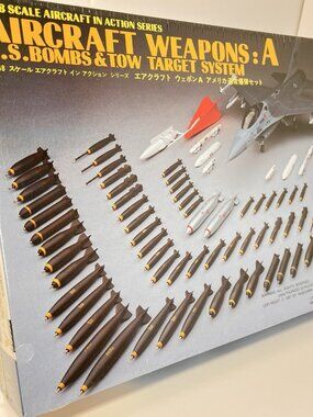 SEALED Aircraft Weapons: A US Bombs & Tow Target System Model Kit 1:48 JP NEW